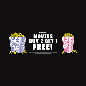 Select DVD, Blu-Ray & 4K Movies: Buy 2, Get 1 Free + Delivery ($0 C&C/ in-Store)