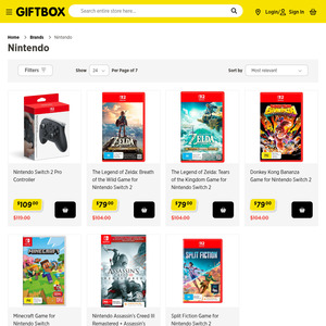 [Switch 2] Zelda TOTK, BOTW, DK Bananza: $79 Each + Delivery ($0 with $99 Spend)