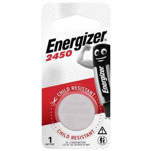 Energizer Lithium Coin Battery CR2450 - 1 Pack $3.25
