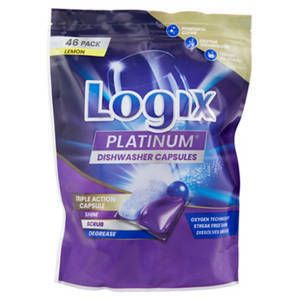 ALDI Logix Dishwasher Tablets 46pk $10.99 ($0.24 Each)