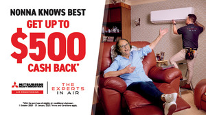 100 - $500 Cashback Bonus on Select Air Conditioners