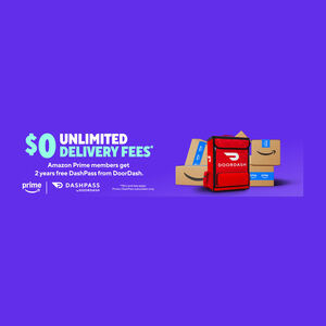 [Prime] Free DoorDash Premium (DashPass) for 2 Years with Active Amazon Prime Subscription