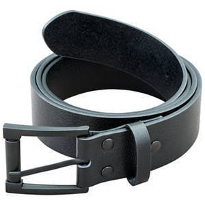 Workwear Heavy Duty Work Belt - 100% Leather (Black or Brown) or Webbing Belt $9.99