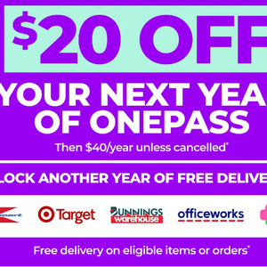 20 off Your Next Year of OnePass