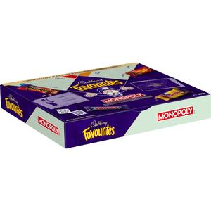 Cadbury Favourites Chocolate 489g (Monopoly Edition) $5 (Was $15)