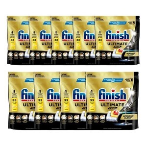 Finish Ultimate Plus X 297 Lemon Dishwasher Tablets $85.83 ($80.78 eBay Plus) Delivered