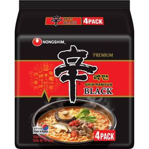 Nongshim Shin Ramyun Black 4-Pack $6