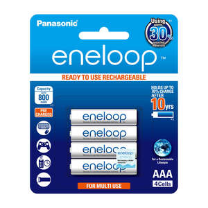 Panasonic Eneloop AAA 4 Pack - $18.36 + $8.95 Delivery