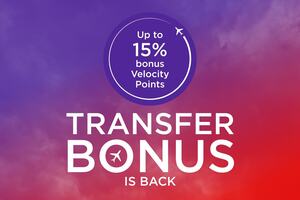 Transfer Flybuys Points to Velocity for Bonus Points: 15% on First Ever Auto Transfer, 5% on Next Manual Transfer