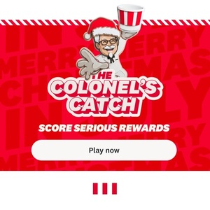Play "The Colonel's Catch" in App Game & Win Various Deals