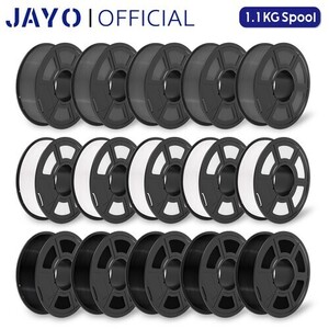 JAYO 3D Printer Filaments: 10x 1.1kg Matte Black PLA $134.99 ($132.79 eBay Plus) Delivered