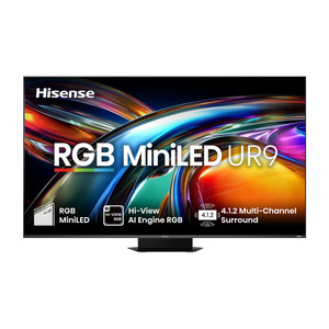 Hisense 85" UR9SAU RGB 4K MiniLED 180Hz TV 2026 $2,485 (via Price Check) + Delivery from $59