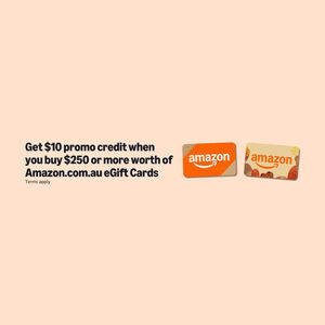 10 Promo Credit on $250 Amazon eGift Card Spend (First 2,500 Orders)