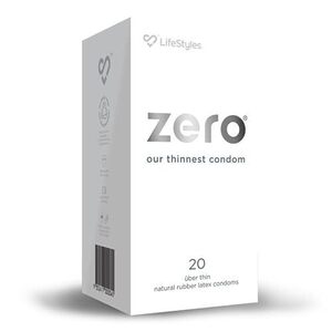LifeStyles Zero Uber-Thin Condoms 20 Pack $12.33 ($11.10 Subscribe & Save) + Delivery ($0 with Prime/ $59 Spend)