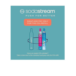 SodaStream Cylinder Gas Exchange $15 + $9.95 Shipping