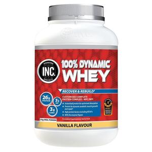 INC 100% Dynamic Whey (Various Flavours) 2kg - $77.99 + Delivery ($0 C&C/ in-Store)