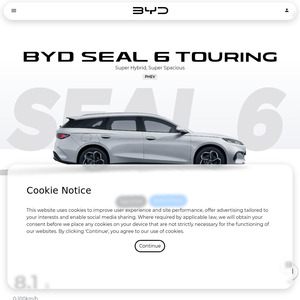 4000 Cashback on BYD Seal 6, Seal 6 Touring, Sealion 5, Sealion 6, Sealion 7, Sealion 8 & Shark 6