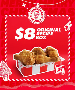 5 Pieces Original Recipe Chicken $8 Pickup - App Only