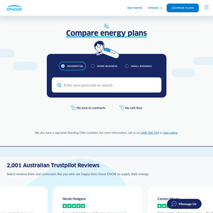 Engie $400 Credit for Gas and Electricty ($200 Per Fuel) on First Bill + Free 1 Year NRMA Membership
