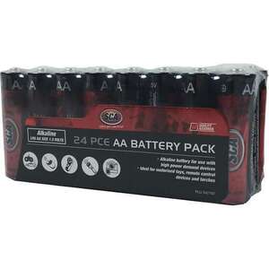 SCA Alkaline Batteries 24-Pack: AA or AAA $4.99 (Was $10.99) + Delivery ($0 C&C/ In-Store/ $130 Order)