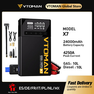 VTOMAN X7 Jumper Starter 4250A with Air Compressor US$54.16 (~A$78.38) AU Stock Delivered