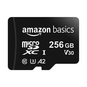 Amazon Basics microSDXC Memory Card 256GB with Full Size Adapter, A2 $44.90 + Delivery ($0 Prime/$59 Spend)