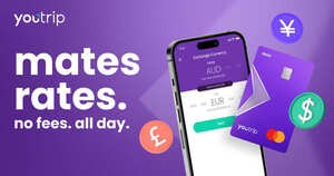Youtrip Debit Card 4% Cashback on International Purchases for 6 Months ($25/Month Cap) for New Customers