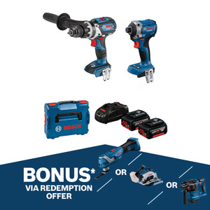 Bosch 18V Professional 2 Piece 2 x 5.0Ah Kit 0615A5008M $339