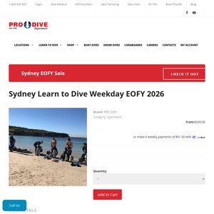 Open Water Scuba Diving Course $249 Weekday / $299 Weekend (Was $699) + $100 Bonus Voucher