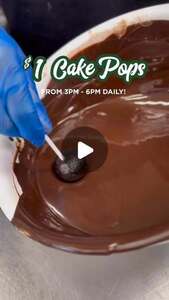 1 Cake Pops between 3 and 6pm Daily