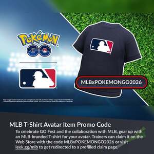 [iOS, Android] Free MLB-Branded T-Shirt Avatar Clothing