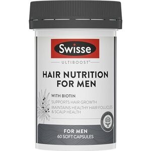 Swisse Ultiboost Hair Nutrition for Men 60pk $16.74 ($15.07 via Sub & Save) + Delivery ($0 Prime/ $59 Spend)
