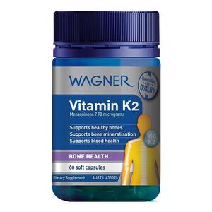 1/2 Price: Wagner Vitamin K2 60 Softgel Capsules $9.99, Vitamin D3 1000IU 500 Capsules $11.99