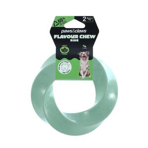 Paws & Claws 11.5 x 11.5 x 3cm Flavour Chew TPR Ring $2