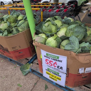 [QLD] Whole Cabbage 55c, Red Capsicum 99c/kg, 75c Strawberries and More