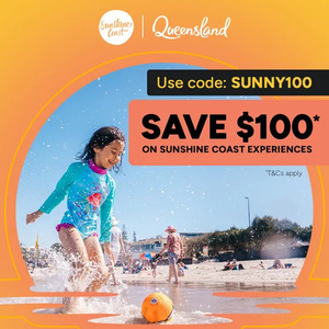​$100 off Minimum $200 Spend on Sunshine Coast Experiences (e.g. Aussie World)
