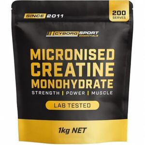 Cyborg Sport Micronised Creatine Monohydrate Powder 1kg $35.90 + Delivery ($0 with Prime/$59 Spend)