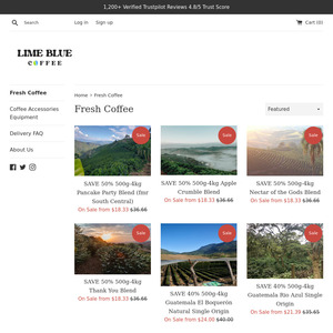 50% off All Coffee Bean Blends: 1kg from $29.16 + Delivery ($0 with $99 Order, C&C, Optional Delay Dispatch)