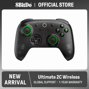 8BitDo Ultimate 2C Wireless Controller Transparent Black US$18.16 (~A$25.74) Delivered