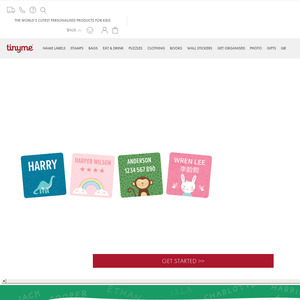 36 Personalised Name Labels $0 for "Letter of the Day" (Was $16) + $6 Delivery ($0 with $80 Order)