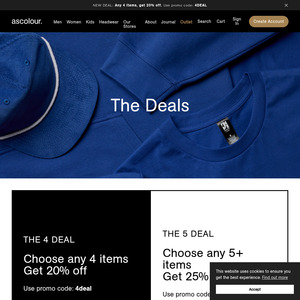 25% off 5 Items, 20% off 4 Items + $12 Delivery ($0 with $150 Spend)