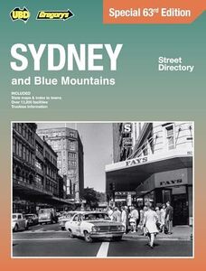 Sydney & Blue Mountains Street Directory 63rd Edition: SE $36 (RRP $56.99) + Delivery ($0 Prime/$59 Spend)