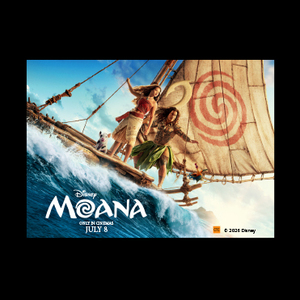 Free Double Movie Pass for Moana with Purchase of Any Eligible Canon Printer or Inks Totalling over $60
