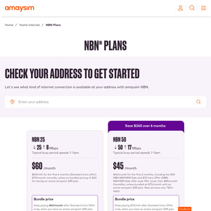 nbn FTTP or HFC 500/50 $50/Month for 6 Months (New Customers, $0 FTTP Upgrade for FTTN/FTTC at Most Locations)
