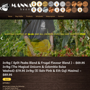 2kg Coffee Beans (Unicorn Blend, Colombia Suiza) $79.95 or 2kg (Split Peak, Frugal) $69.95 Delivered