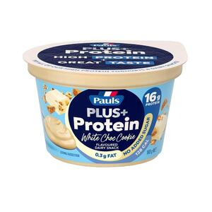 Free Pauls Plus+ Protein White Choc Cookie or Caramel Dessert 160g at Coles